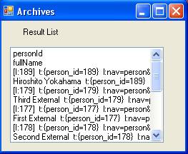 Result -screenshot