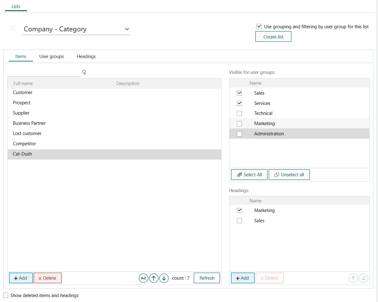 Category page -screenshot