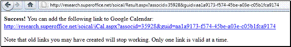 Result page -screenshot