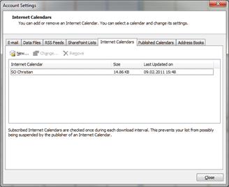 Outlook -screenshot