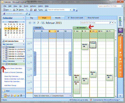 Outlook -screenshot