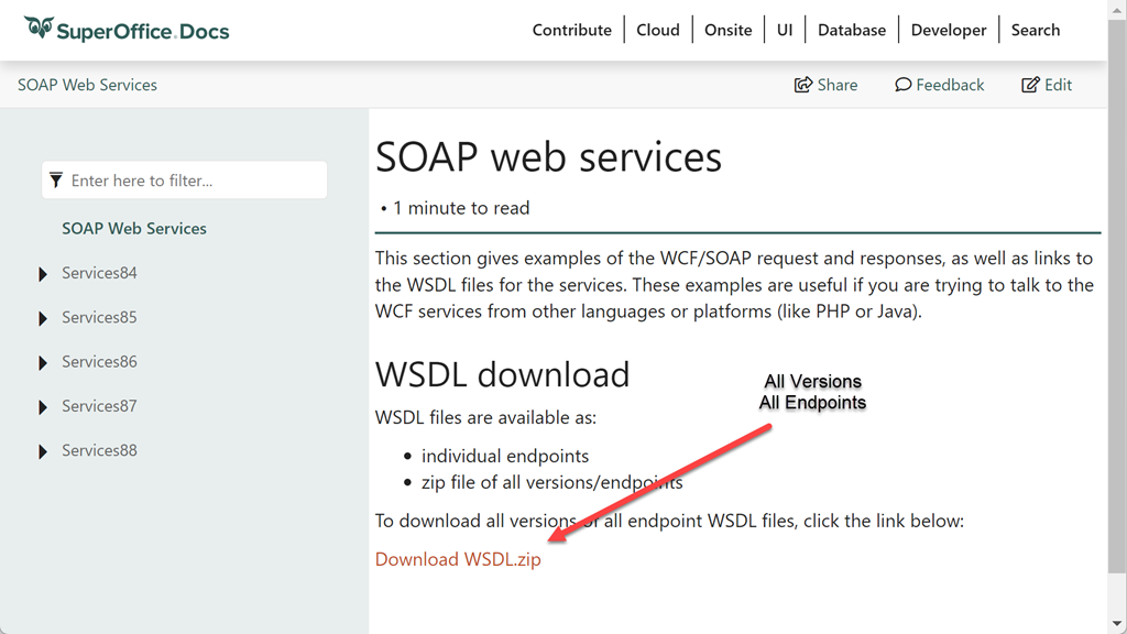 Download all WSDLs