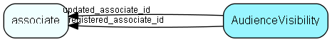 AudienceVisibility table relationship diagram