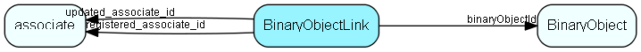 BinaryObjectLink table relationship diagram