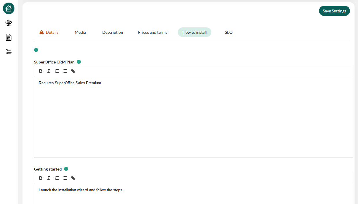The how-to-install tab of App Store information -screenshot