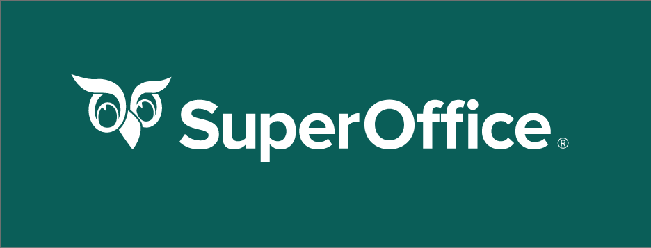 SuperOffice white logo on green -screenshot