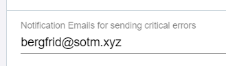 SCIM email notifications -screenshot