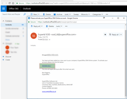 invite Microsoft 365 -screenshot