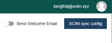 Send welcome email - SCIM -screenshot