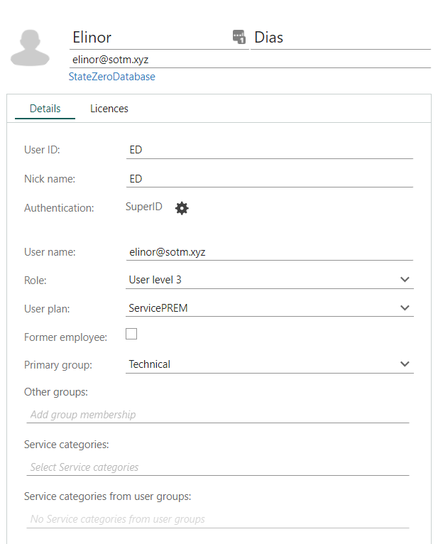 Add user -screenshot