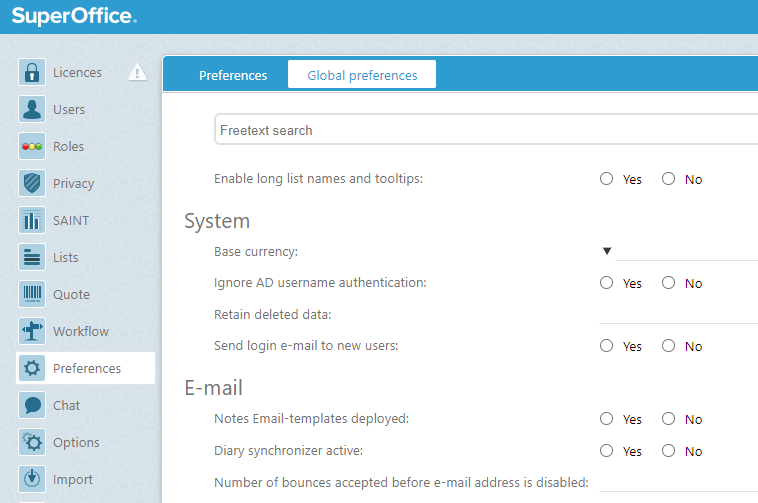 Send welcome email - admin client -screenshot