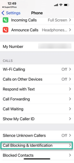 Call Blocking & Identification -app-screen