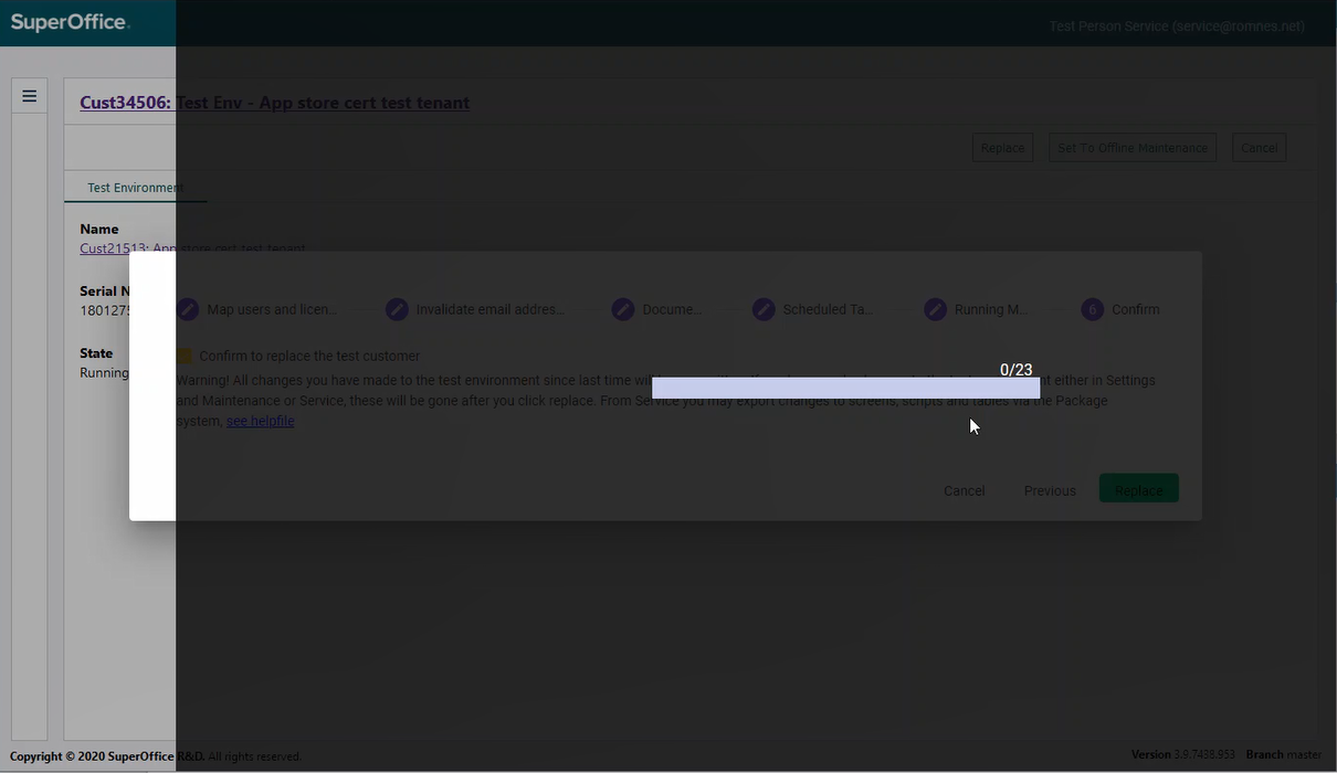OC Replace sandbox, start -screenshot