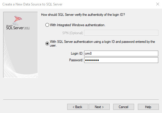 Source login -screenshot