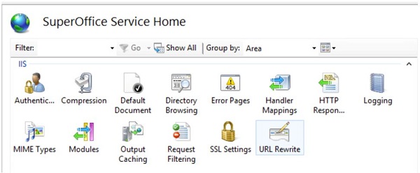 URL Rewrite -screenshot