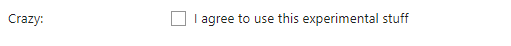 Screen capture of checkbox -screenshot