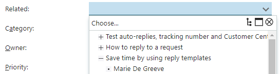 Screen capture of related drop-down, tree-mode -screenshot