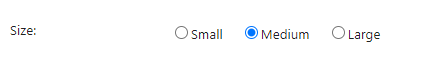 Screen capture of radio buttons -screenshot