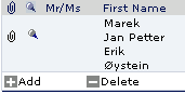 Person list