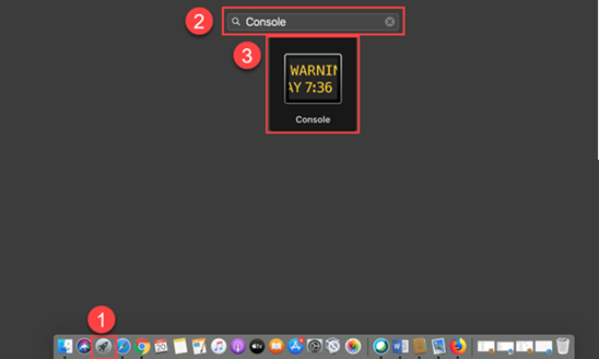 WebTools for Mac log file -screenshot