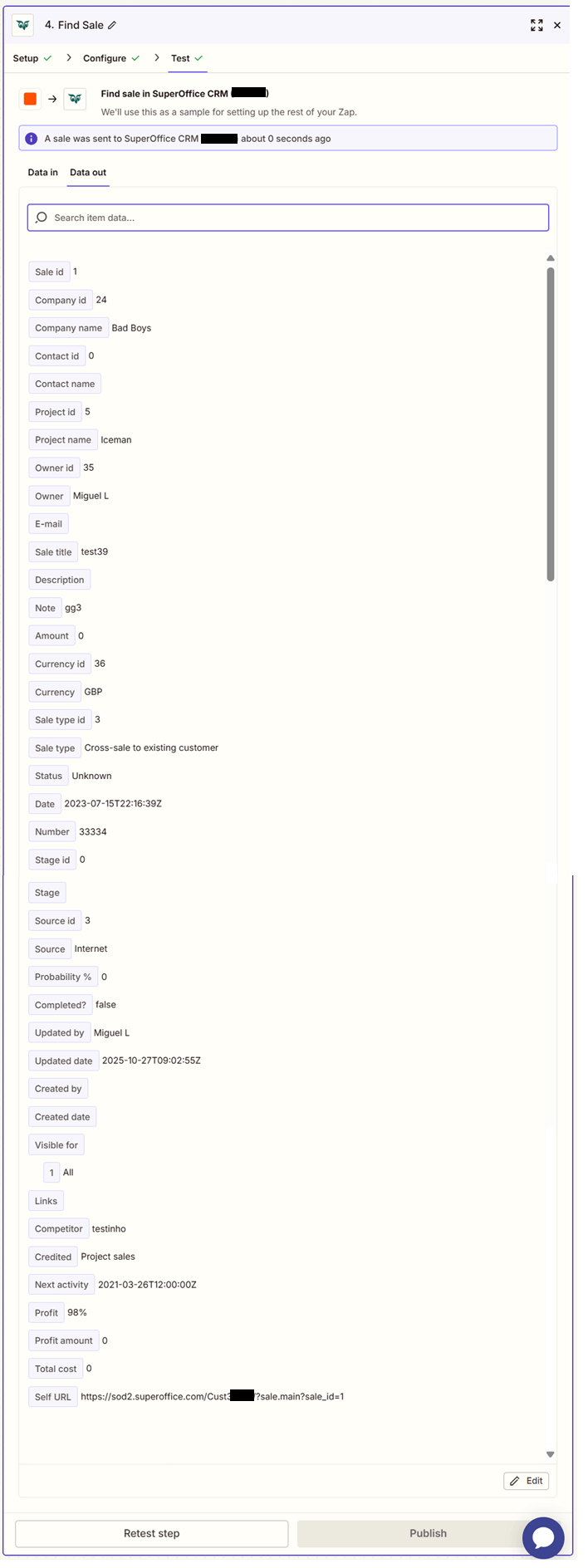Set your search value -screenshot