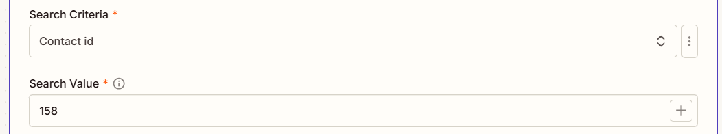 Set your search value -screenshot