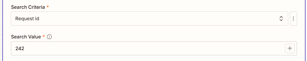 Set your search value -screenshot