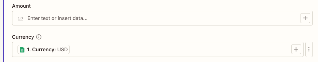 Custom Value for Currency ID -screenshot