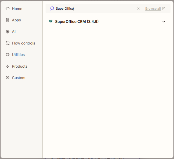 Zapier: Search for SO -screenshot