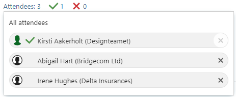 Follow-up - Attendees (participants) overview -screenshot