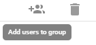 Add users to group -screenshot