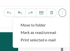 Task menu showing mark and move options - screenshot